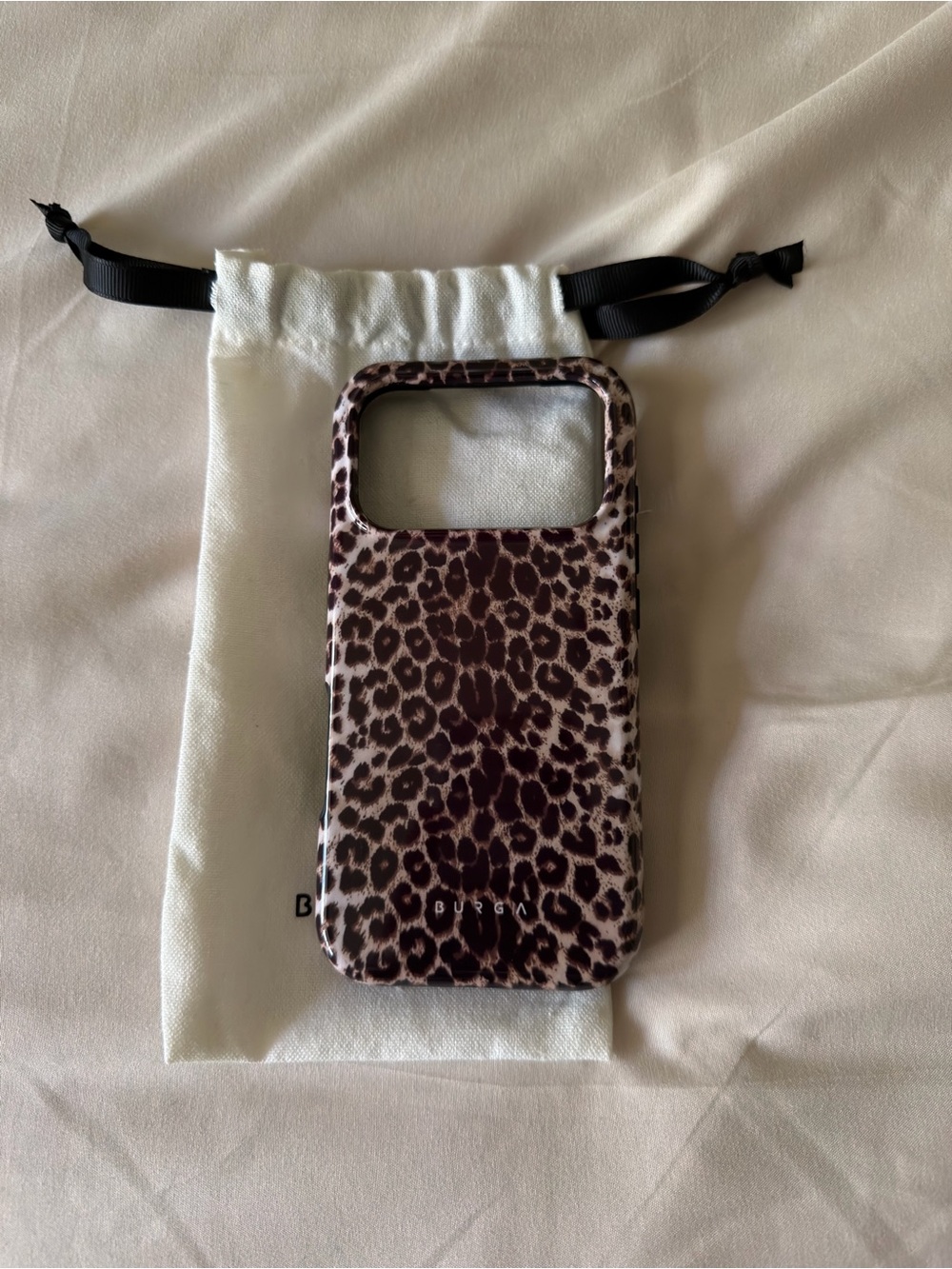 Printed Leopard Slim Phone Case - Brown by Burga iPhone 17 pro
